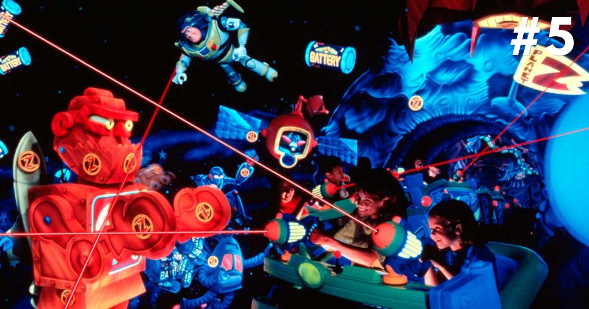 Buzz Lightyear's Space Ranger Spin at Magic Kingdom