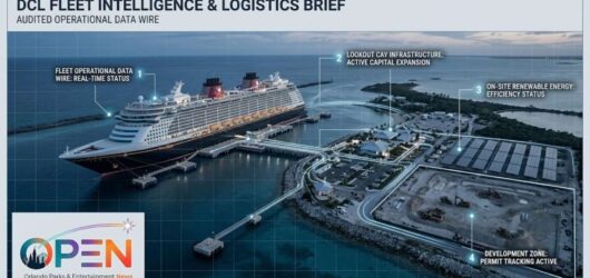 DCL Fleet Intelligence Briefing mapping the cruise line’s operational data and Lookout Cay infrastructure.