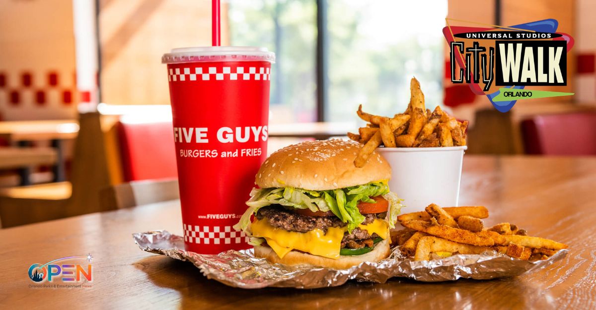 Five Guys at Universal CityWalk Orlando
