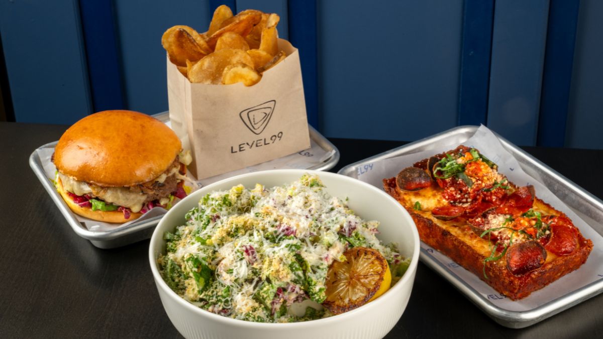 Various food options at Level99