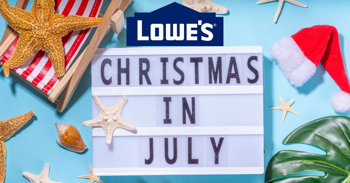 Christmas in July Arrives: Massive Disney & Rudolph Decor Hit Lowe’s