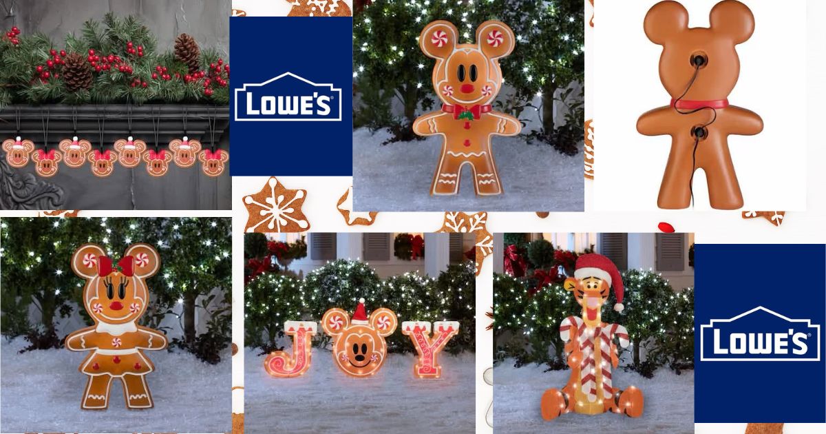 Lowe's Disney Christmas Merchandise Preview