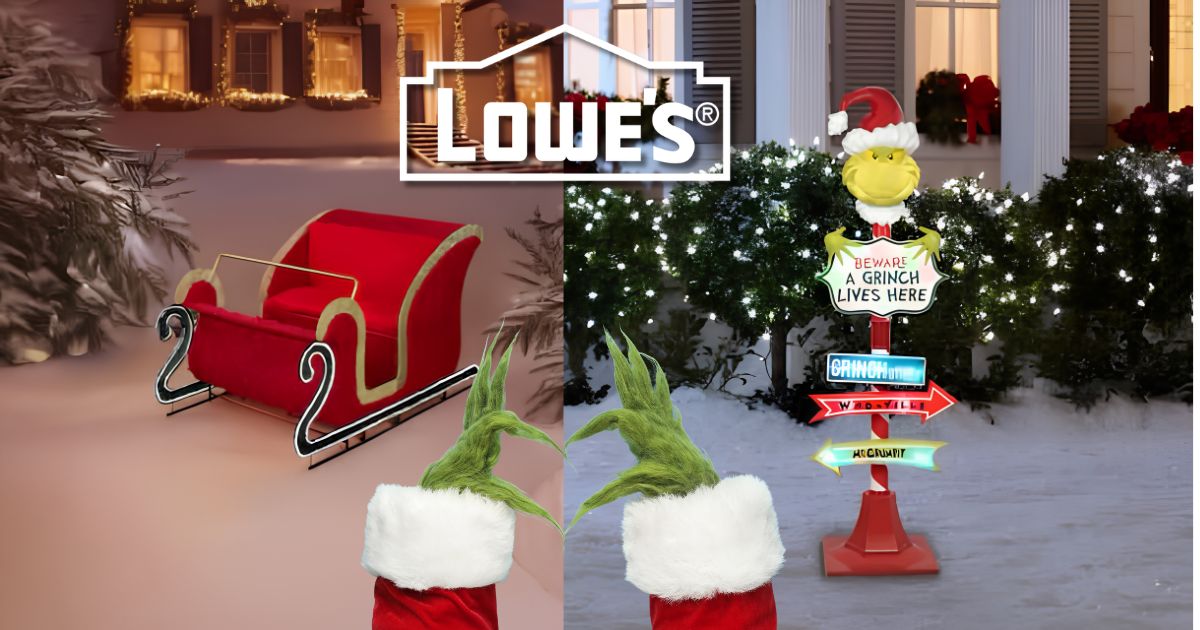 Lowe's Grinch Christmas Merchandise