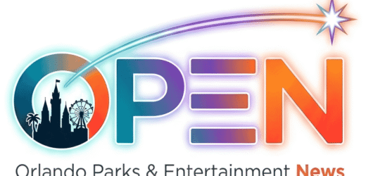 Orlando Parks & Entertainment News (OPEN) logo featuring a stylized castle and Ferris wheel.
