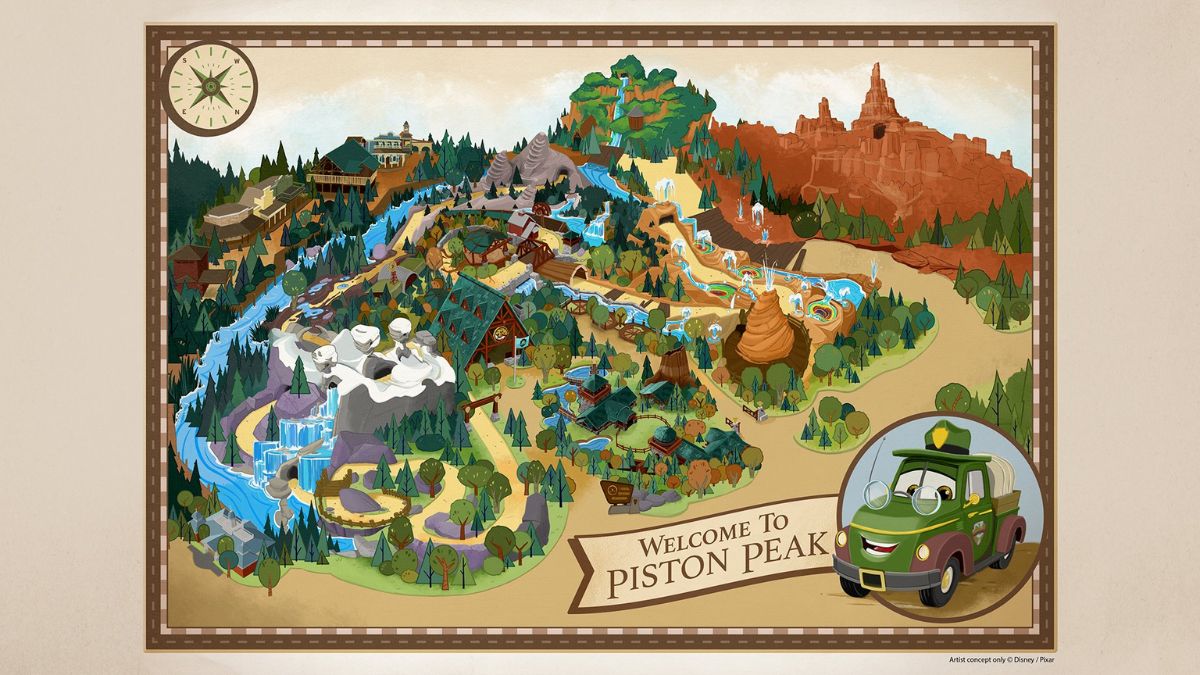 Concept art for Piston Peak National Park