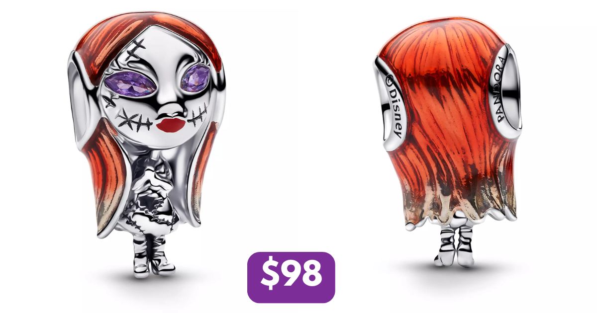Sally Charm by Pandora featuring purple crystal eyes