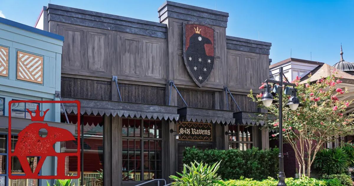 Six Ravens storefront in The Landing at Disney Springs