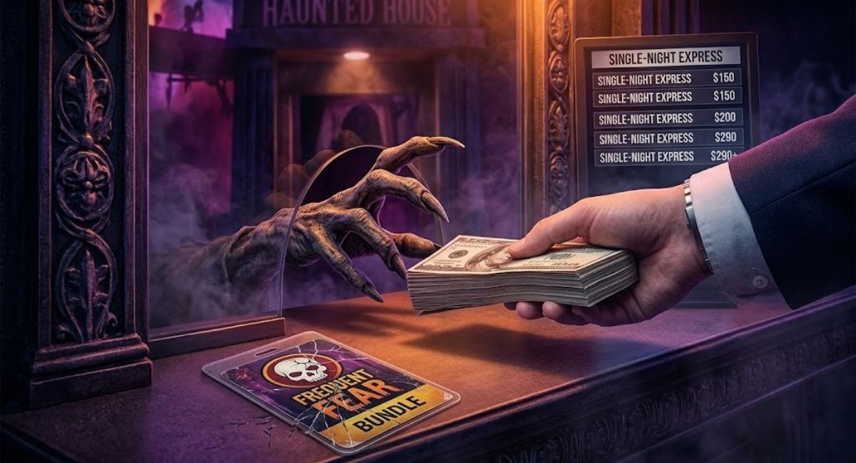 Universal Studios Florida Halloween Horror Nights crowd navigation
