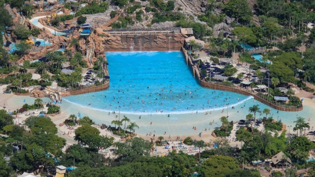 The Typhoon Lagoon Surf Pool