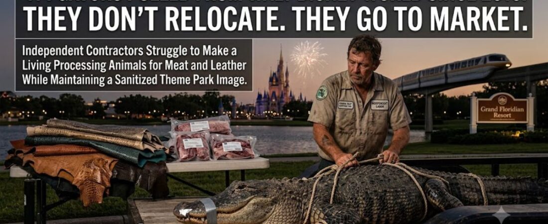 The Hidden Market: Where Walt Disney World’s Nuisance Alligators Actually Go