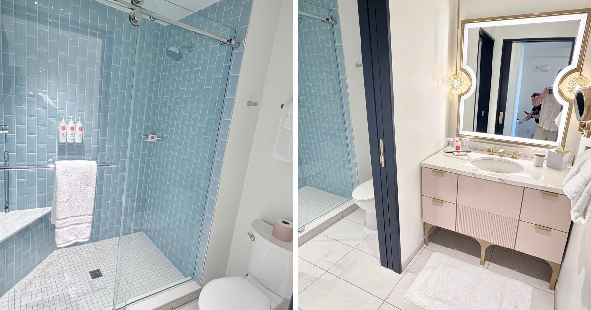 Bathroom of King Suite at Helios Grand Hotel
