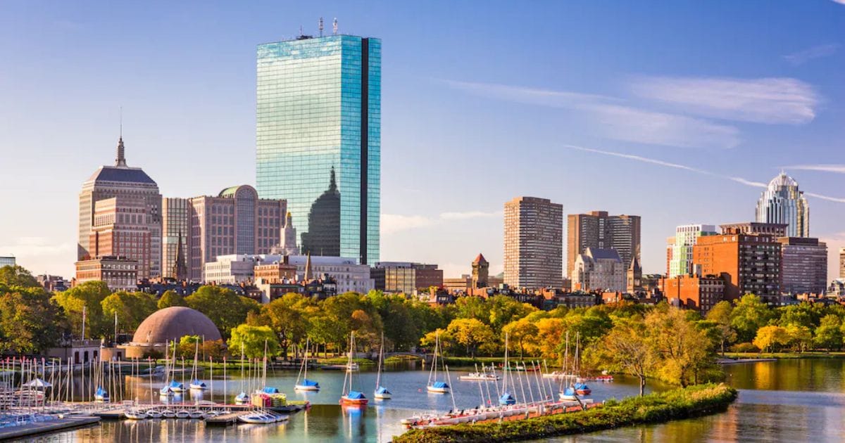 Disney Cruise Line Fall 2027–Spring 2028 Itineraries: Disney Wish New York Debut and Fleet Redeployment 6 Boston Massachusetts skyline and harbor port destination for Disney Cruise Line