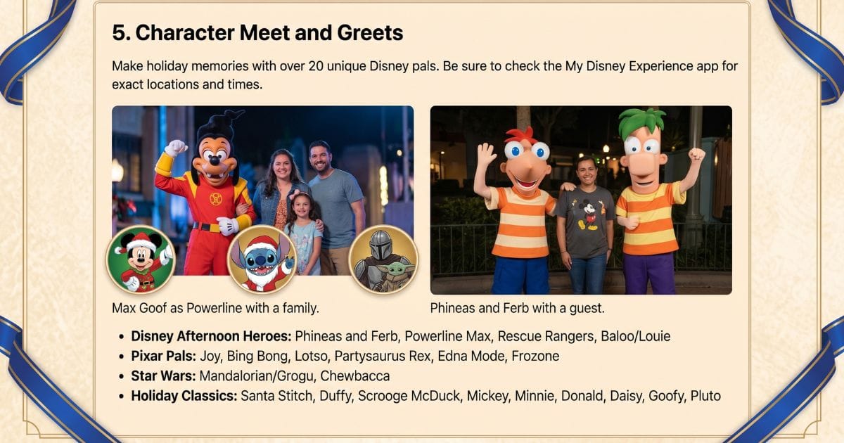 Character meet and greets at jollywood