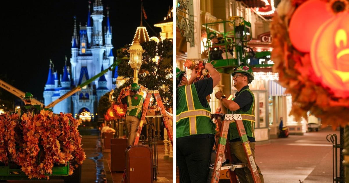How Disney's Holiday Services Transforms Walt Disney World for Halloween 7 Holiday Services team creating seasonal magic across Walt Disney World
