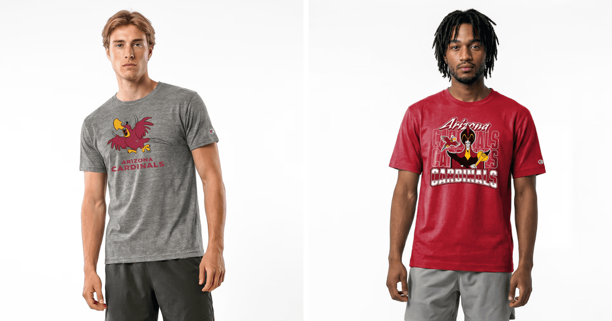 All 32 NFL Teams Disney x Champion Collab Apparel Guide 19 Disney Arizona Cardinals apparel collection