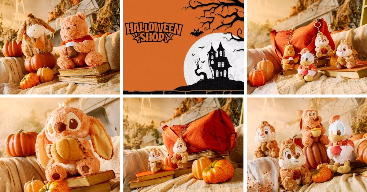 Disney Store Drops "Fall Feels Enchanted" Cozy Merchandise Collection 8 Disney Fall Vibes Plushes featuring Pooh, Stitch, and Eeyore