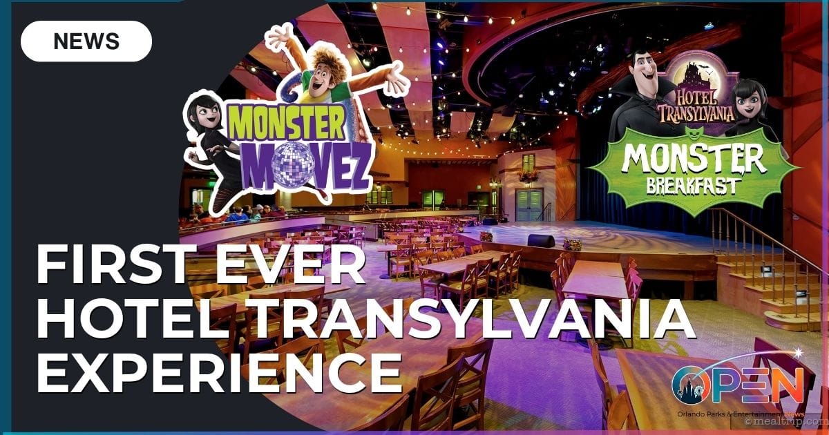 SeaWorld Orlando Halloween Spooktacular 2026 Adds Hotel Transylvania Monster Breakfast