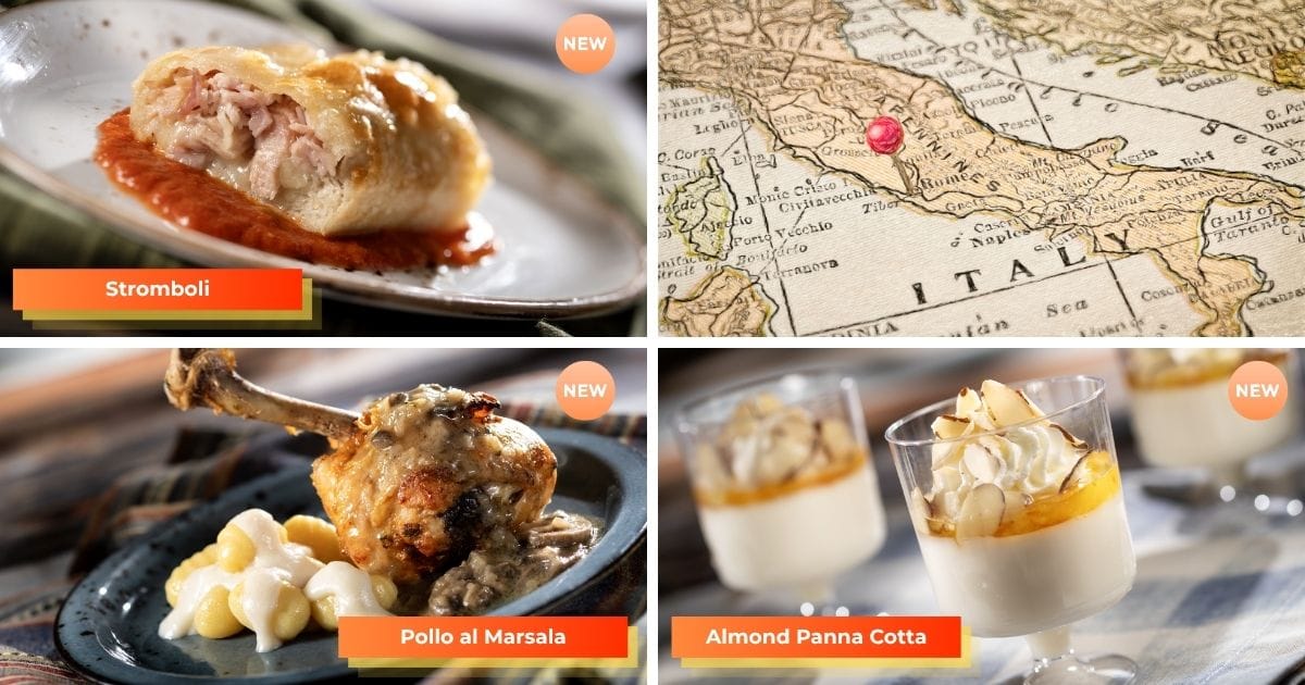 Italy Menu EPCOT Food and Wine Festival