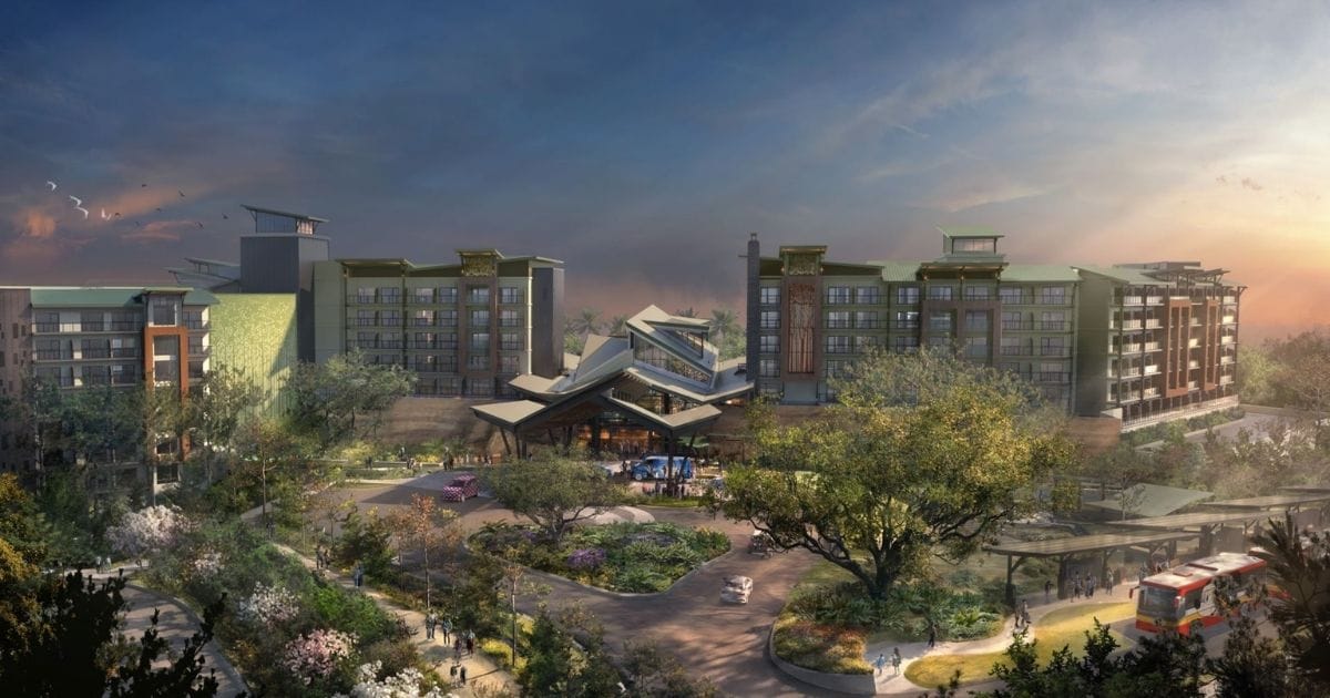 Disney's Lakeshore Lodge: Complete Guide to Rooms, Dining, Booking Dates, and Opening Timeline 2 Architectural rendering of Disney's Lakeshore Lodge exterior along Bay Lake