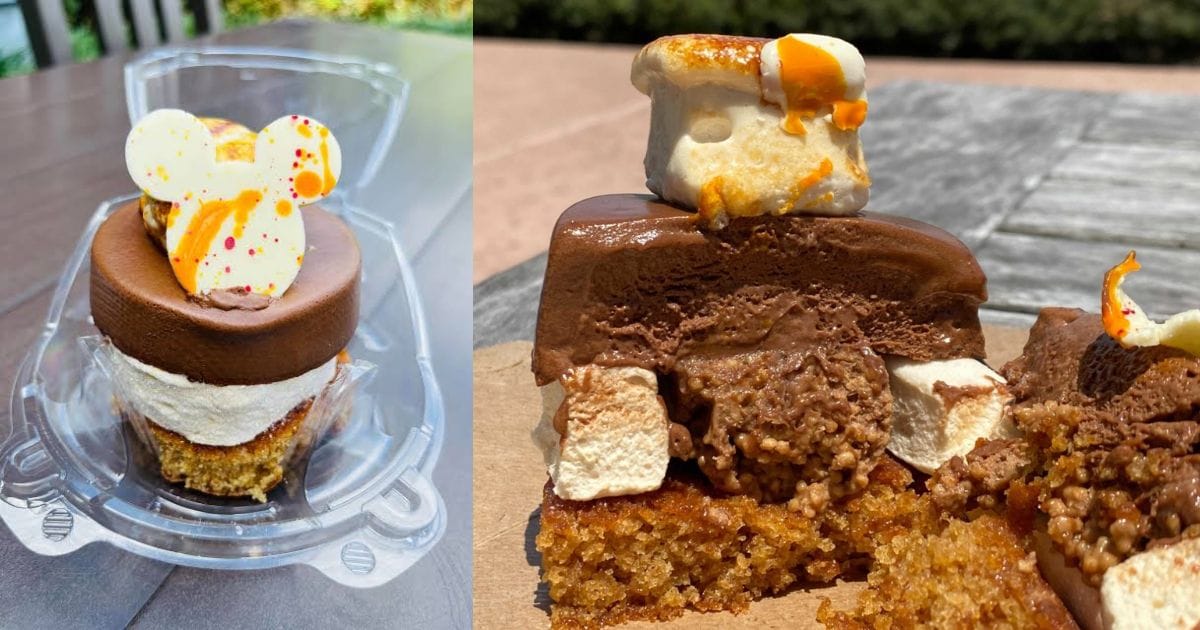 The Roaring S'more dessert at Roaring Fork in Disney's Wilderness Lodge