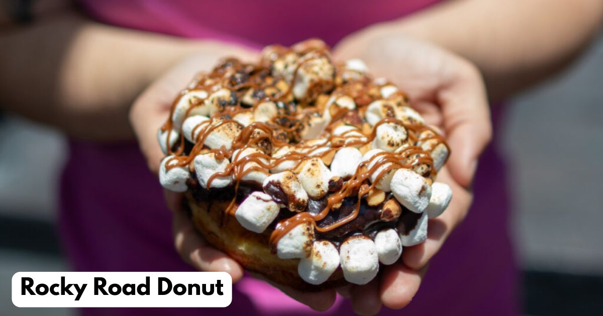 Rocky Road Donut at Voodoo Doughnut in Universal CityWalk