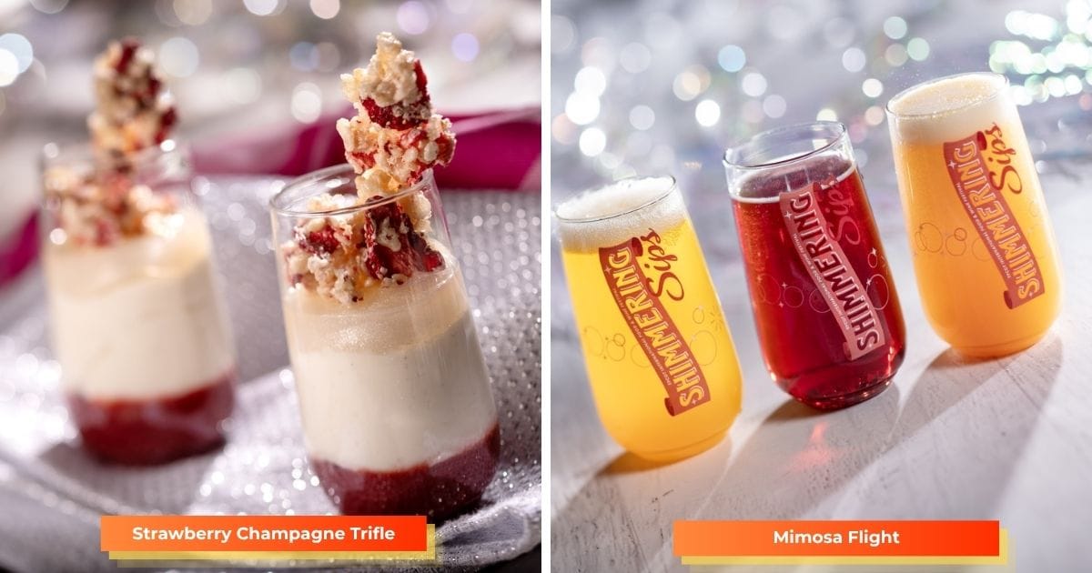 Shimmering Sips Menu EPCOT Food and Wine Festival
