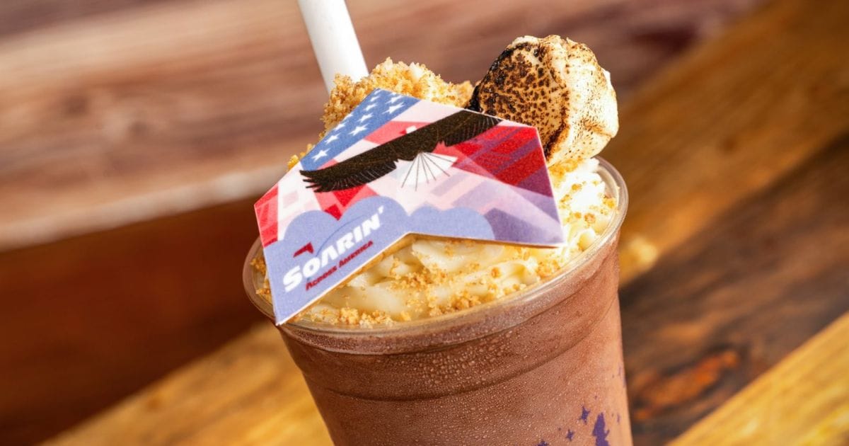 S'morin' Across America Milk Shake served at Sunshine Seasons in EPCOT