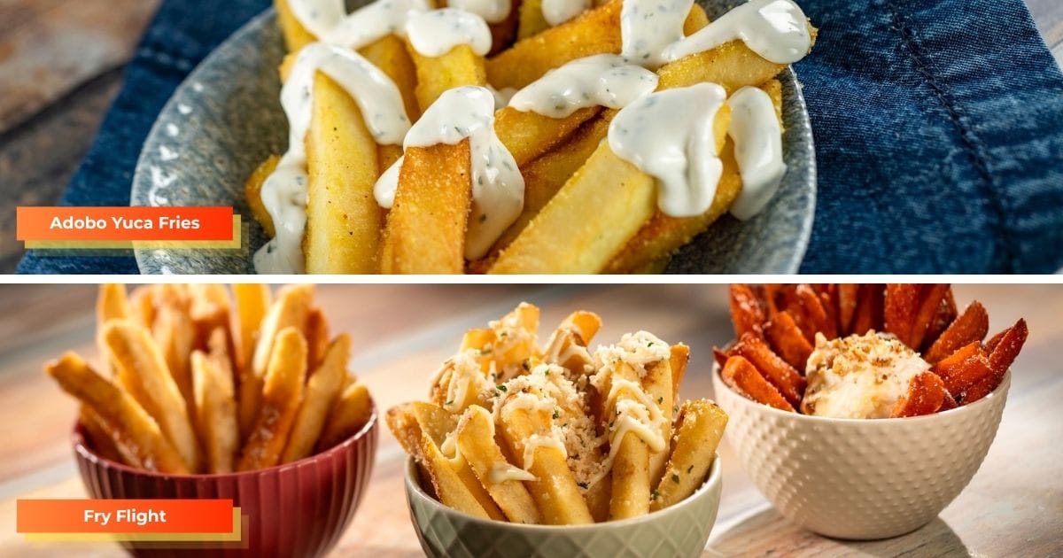 The Fry Basket Menu EPCOT Food and Wine Festival