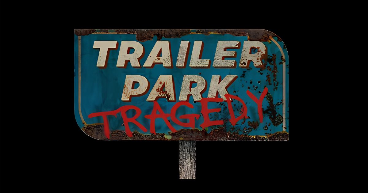 Trailer Park Tragedy scare zone banner