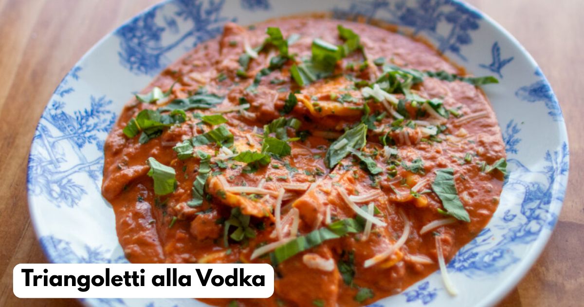 Triangoletti alla Vodka pasta at VIVO Italian Kitchen