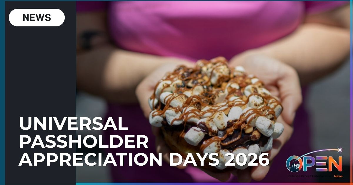 Universal Orlando Passholder Appreciation Days 2026 Menu Guide