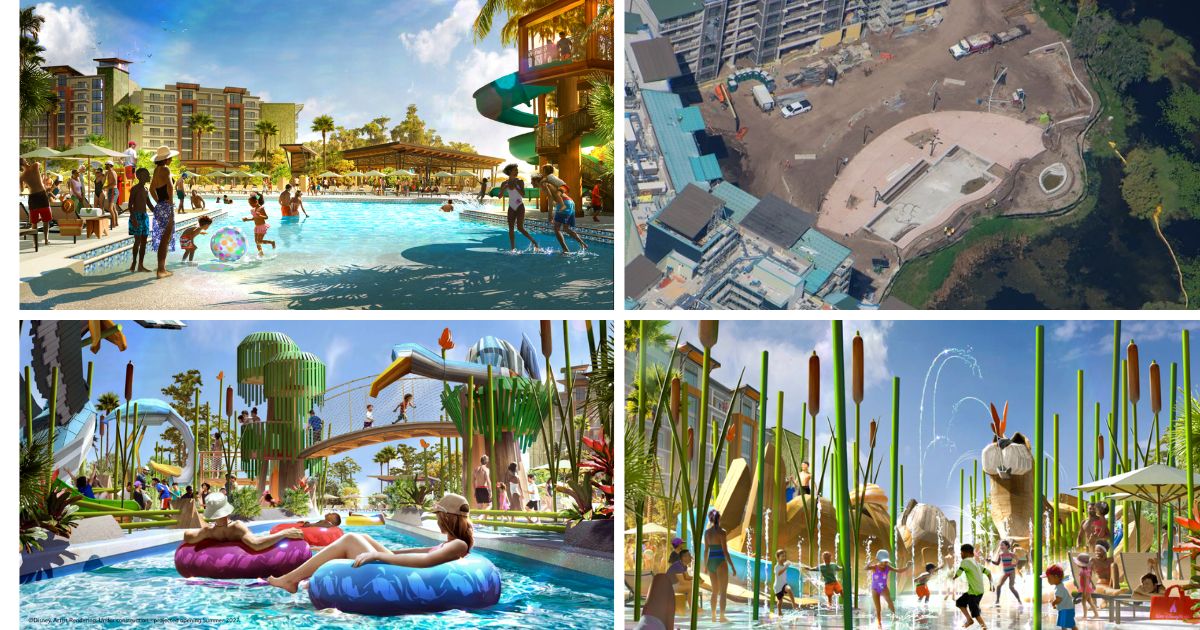 Concept art of The Wetlands at Disney's Lakeshore Lodge