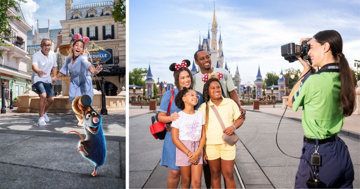 Disney PhotoPass Magic Shots photo with digital effects at Walt Disney World