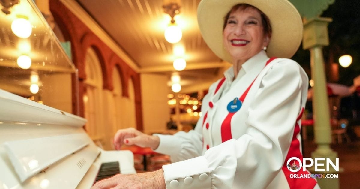 New Casey’s Corner Pianist at Magic Kingdom: Meet Carol’s 36-Year Disney Career