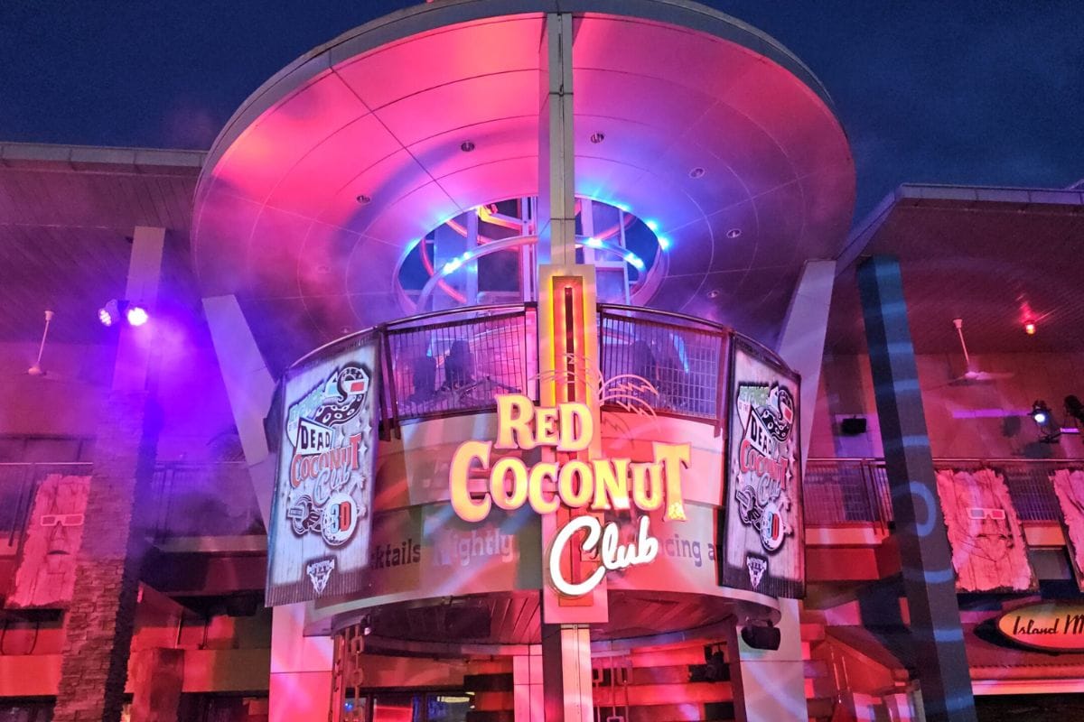 Red Coconut Club nightclub at Universal CityWalk Orlando