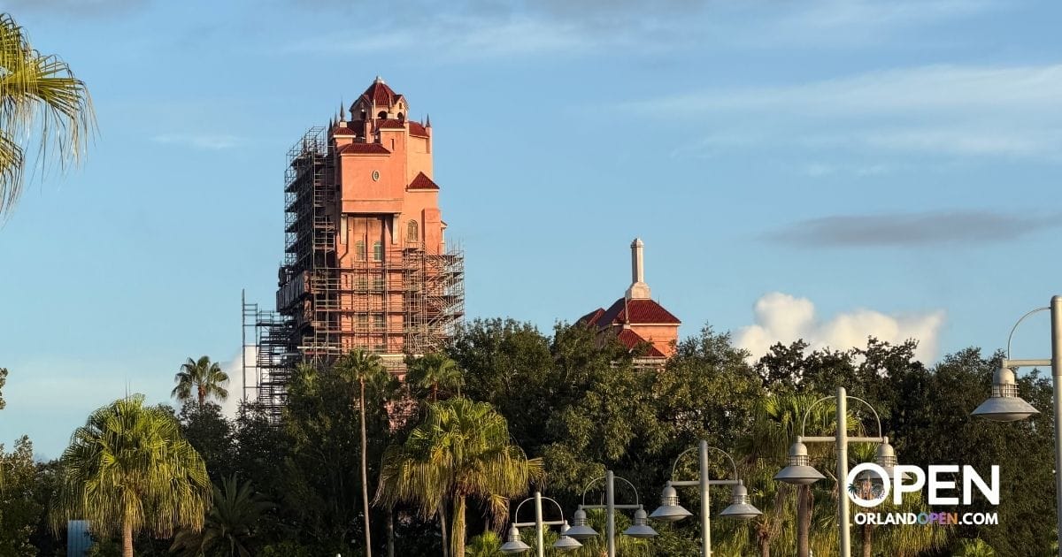 Tower of Terror Scaffolding Expands: Disney World Construction Updates 1 Tower of Terror Scaffolding Expands: Disney World Construction Updates