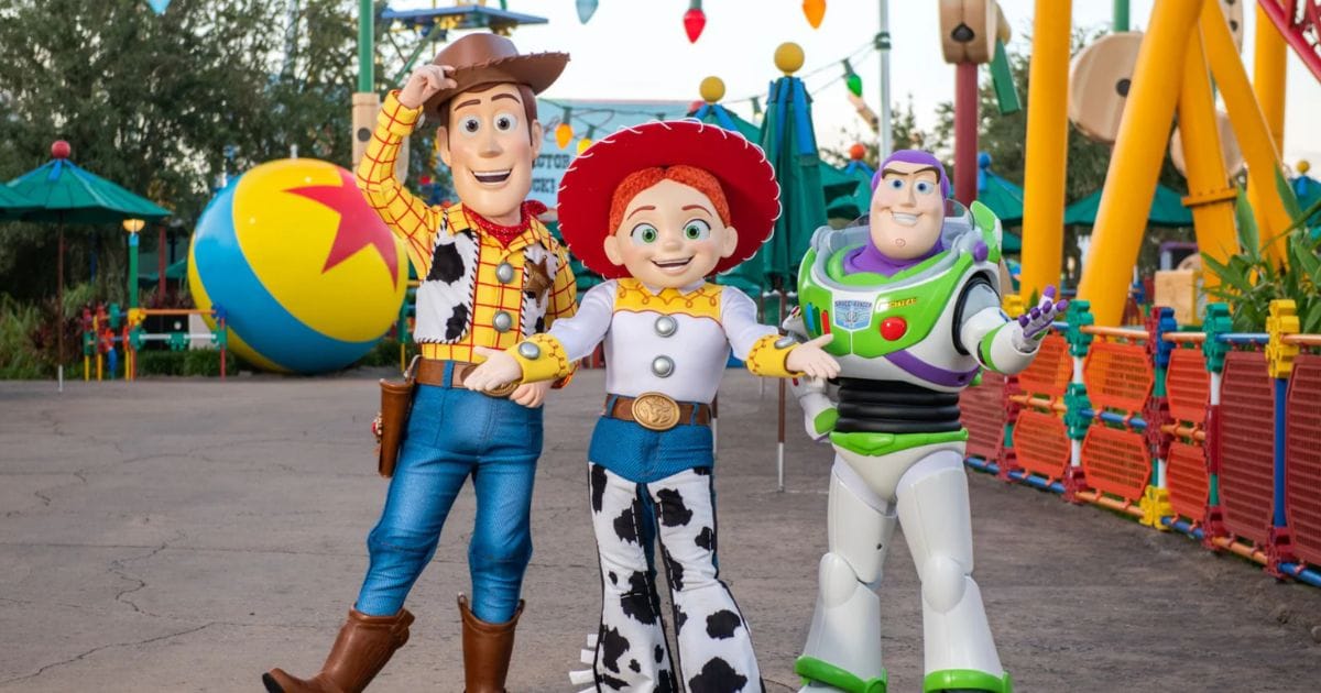 Toy Story meet and greet characters in Toy Story Land at Disney's Hollywood Studios