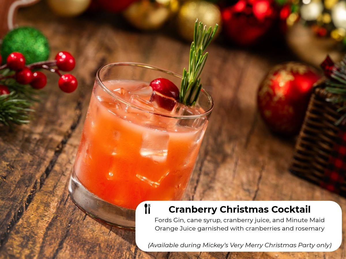 Cranberry Christmas Cocktail featuring Fords Gin
