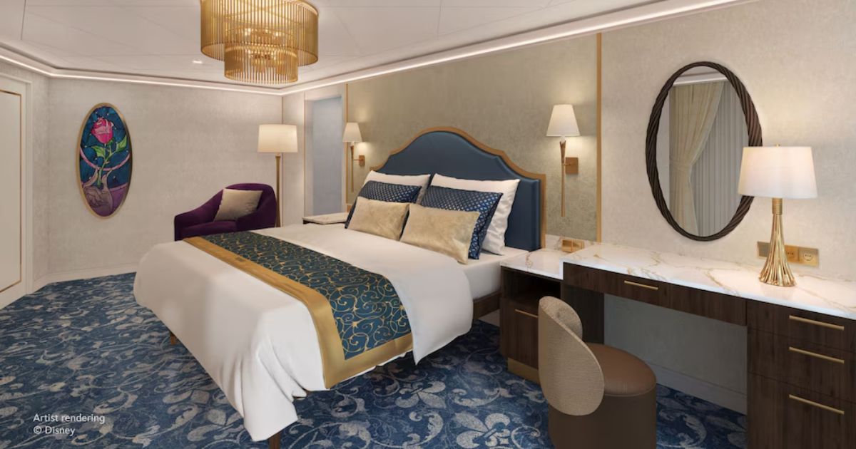 Bedroom inside a one-bedroom Concierge Royal Suite