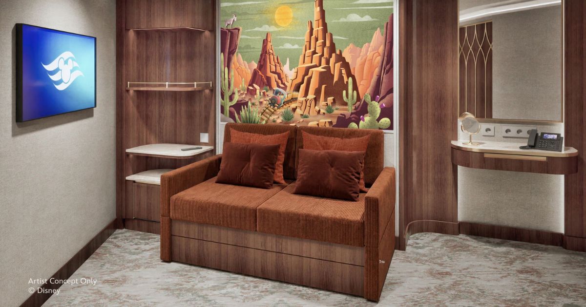 Sleeping options inside the Believe Tower Suite