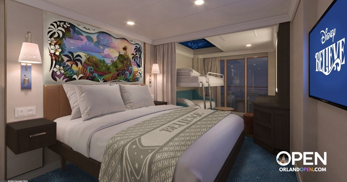 Disney Believe Staterooms: Inside the Magic Kingdom Tower Suite