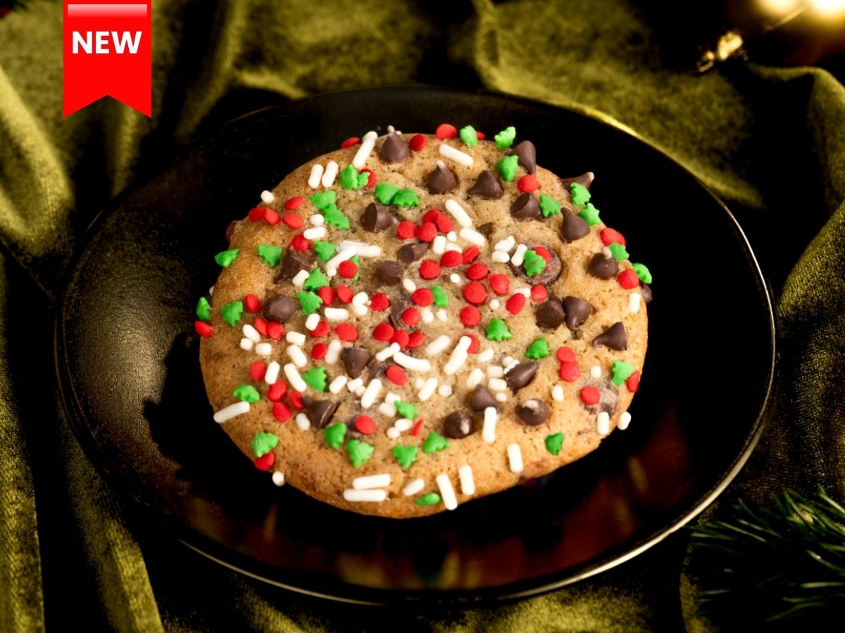 The Festive Chocolate Chip Cookie served at Creature Comforts