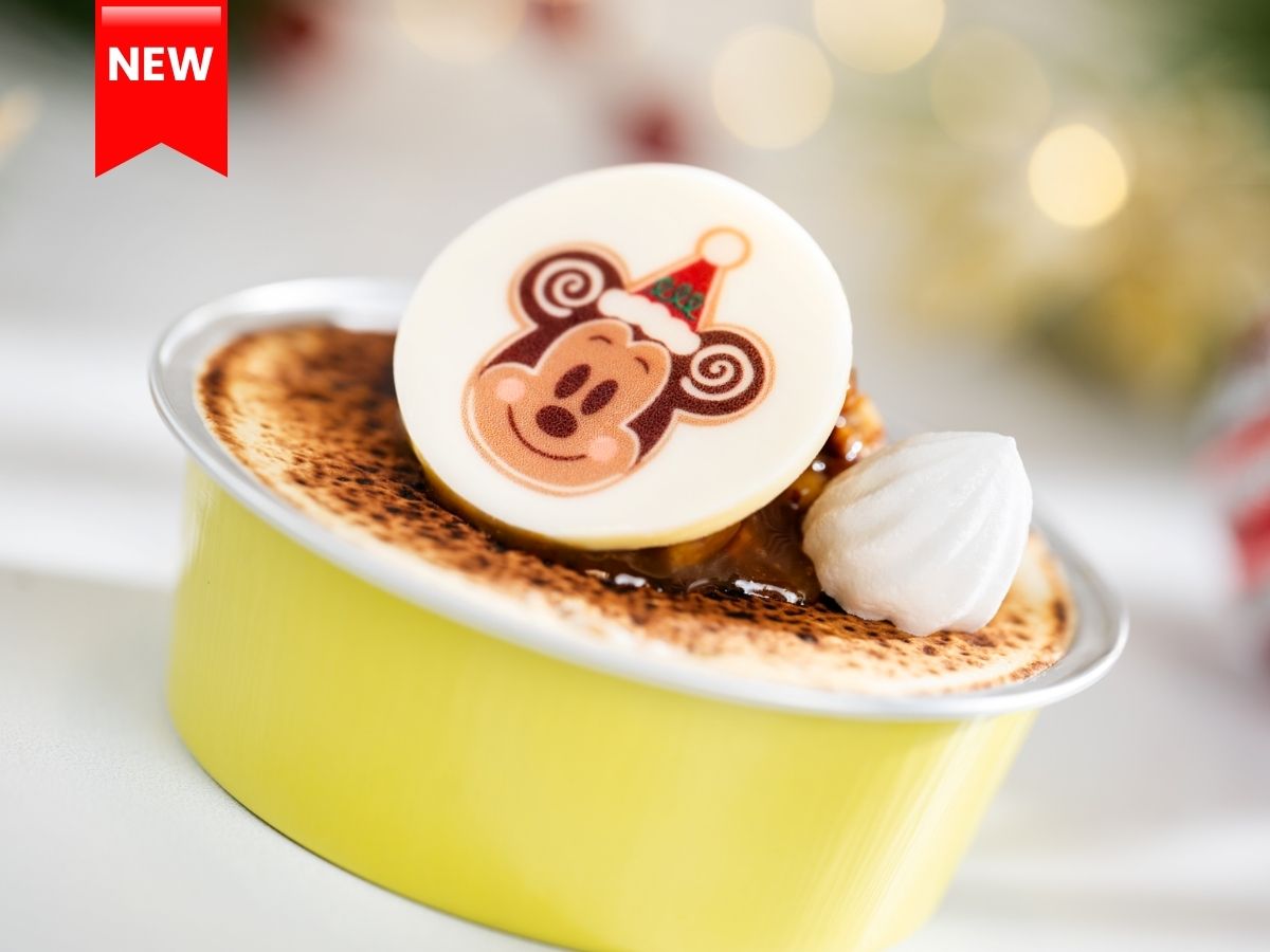 The Gingerbread Creme Brulee dessert at Amorette's Patisserie