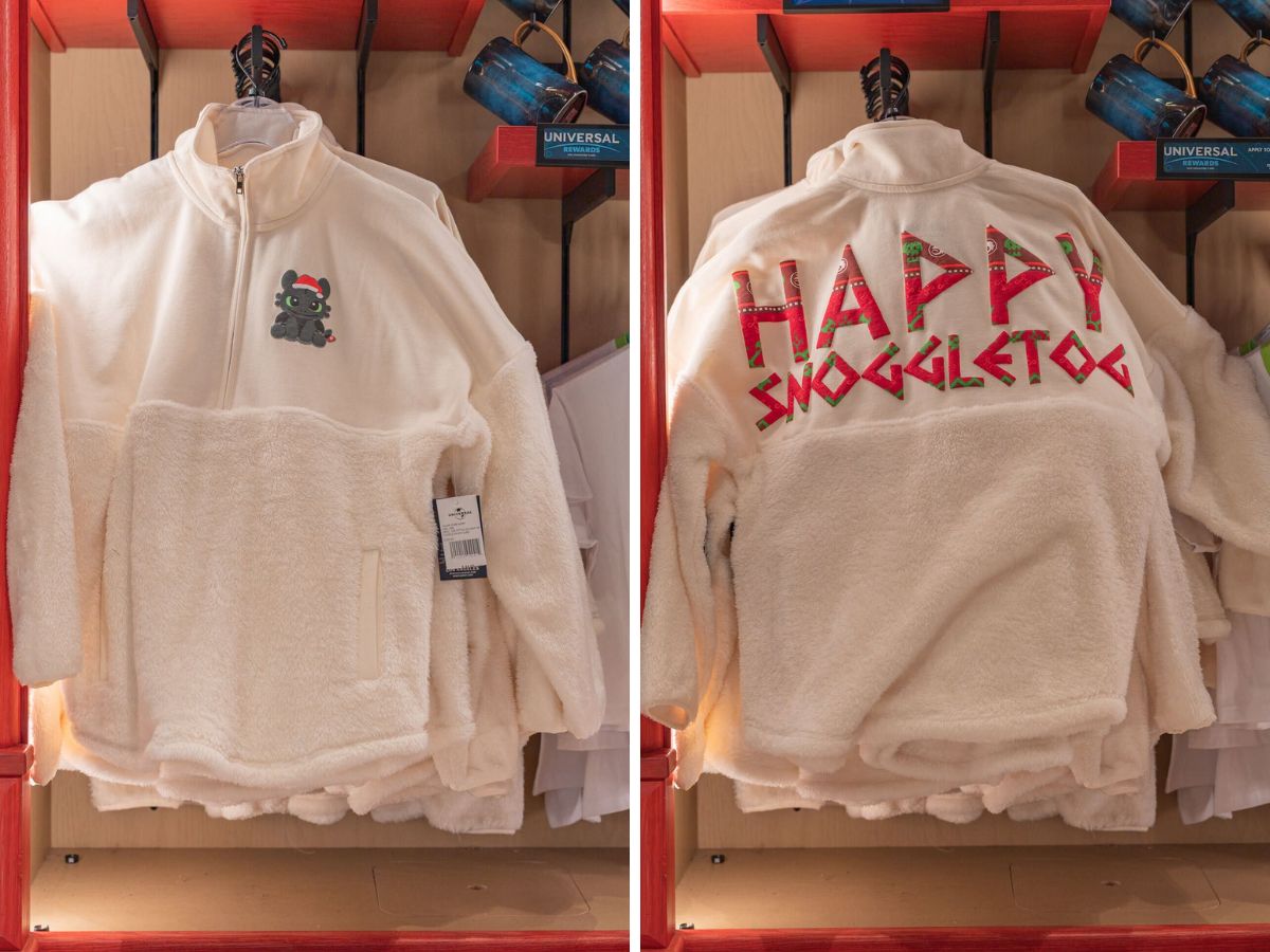 Happy Snoggletog holiday quarter-zip pullover