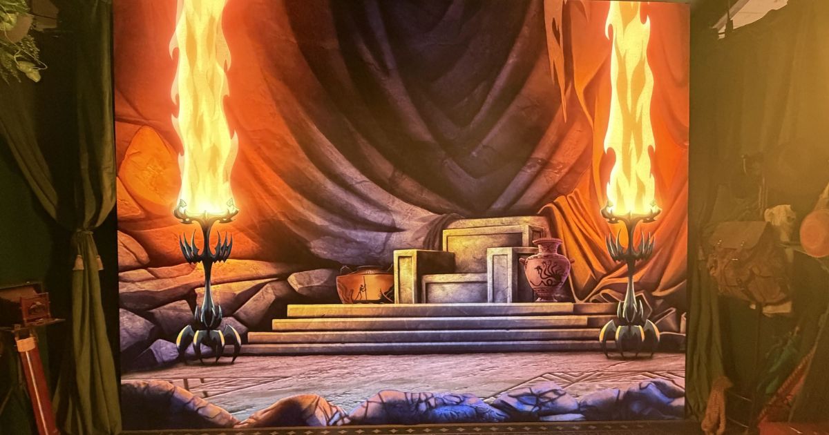 Hercules photo op at Disney Springs
