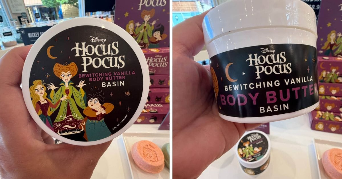 Hocus Pocus Body Butter from the Basin Disney Hocus Pocus collection