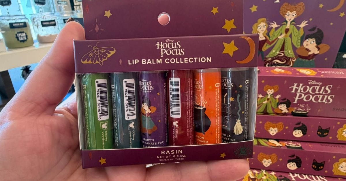Hocus Pocus Lip Balm from the Basin Disney Hocus Pocus collection