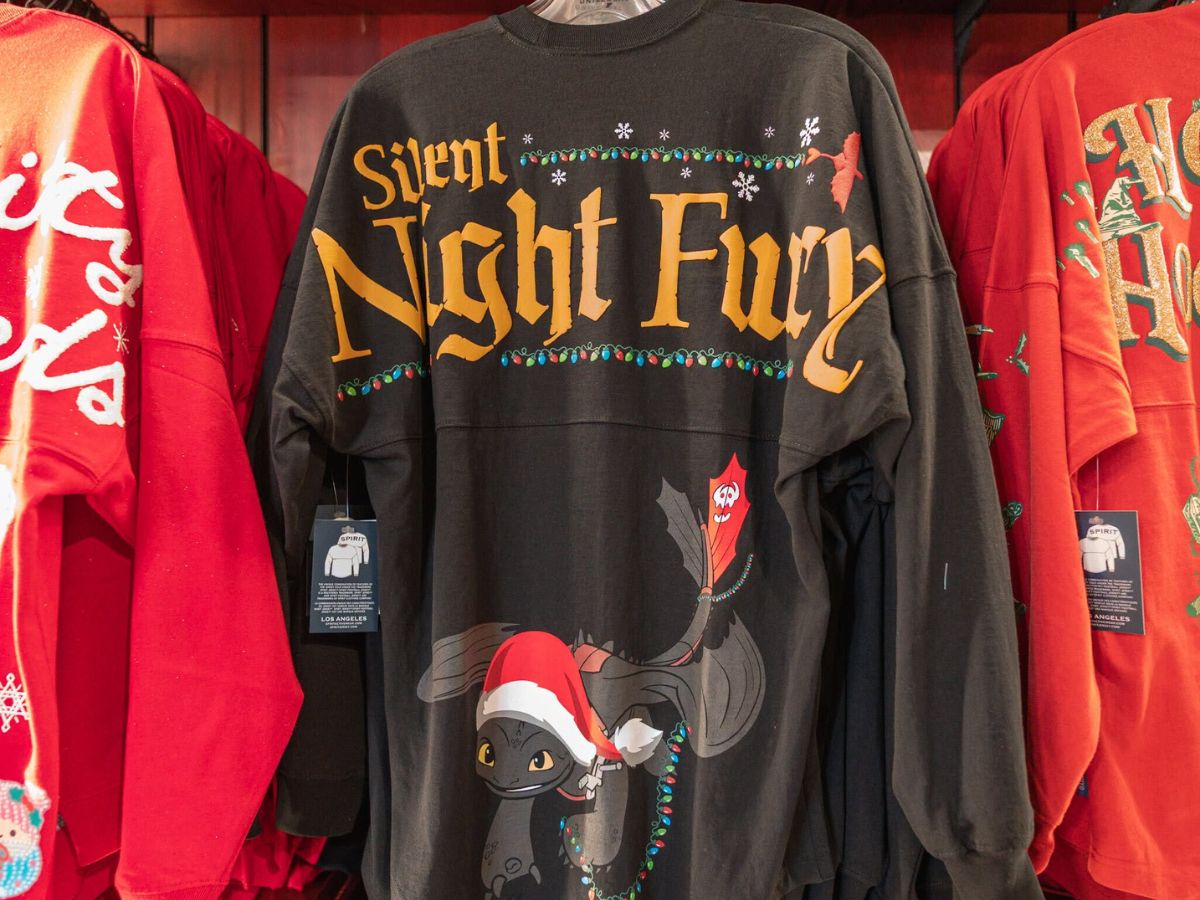 Silent Night Fury Spirit Jersey showing deep blue fabric and back lettering