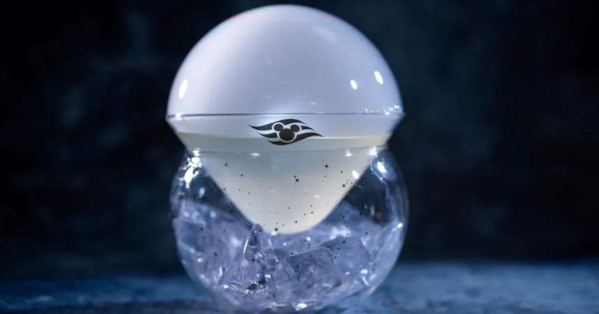 Specialty cocktail topped with an aroma vapor bubble at Skygazers