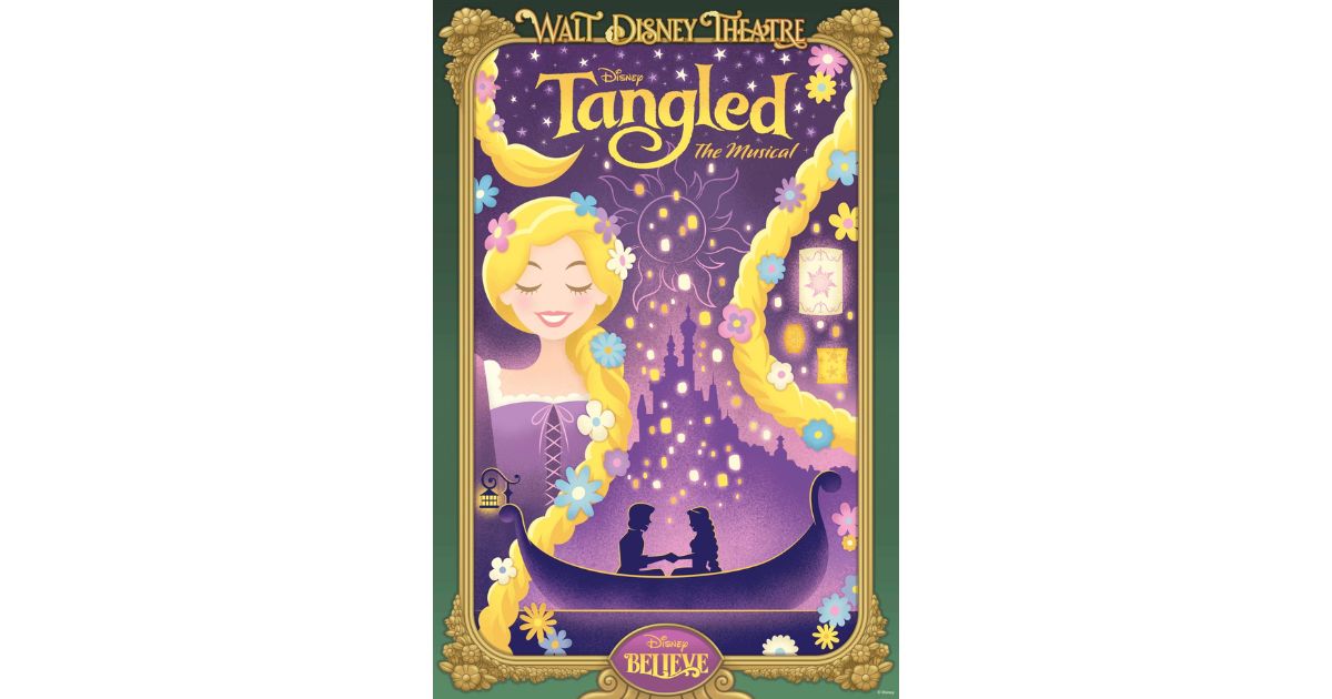A scene from Tangled: The Musical on the Disney Believe